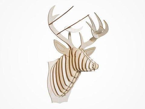 Birch Wood Animal Head