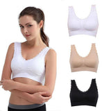 Super Comfortable Wireless Push Up Bra Lace