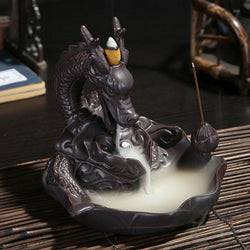 Ceramic Dragon Backflow Incense Burner