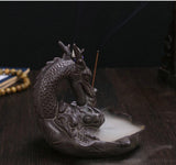 Ceramic Dragon Backflow Incense Burner