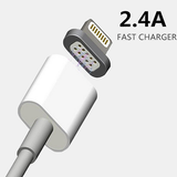 2.4A High Speed Charging Magnetic Cable for iPhone and Android Devices