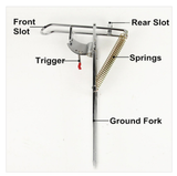 Automatic Spring Fishing Rod Holder