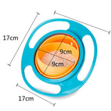 Non-Spill Rotating Bowl