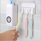 TOOTHBRUSH WALL MOUNT & TOOTHPASTE DISPENSER