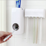 TOOTHBRUSH WALL MOUNT & TOOTHPASTE DISPENSER