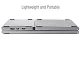 ULTRA LIGHT MINI 63 KEYS BLUETOOTH 3.0 FOLDABLE KEYBOARD WITH TOUCHPAD