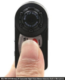 MINI WIFI DVR WIRELESS IP CAMCORDER NIGHT VISION MOTION DETECTION BUILT-IN MICROPHONE