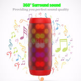 Colorful Waterproof LED Portable Bluetooth Speaker with Flashing Lights