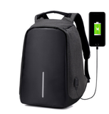 Sac à dos antivol multifonction pour hommes, avec chargeur USB intégré et pouvant transporter des ordinateurs portables de 16 pouces (40,6 cm)