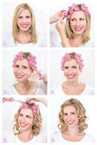 SILICONE, NO-HEAT HAIR CURLERS