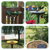 Solar Powered Bird Bath and Pond Fountain