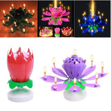 MUSICAL CANDLE LOTUS FLOWER