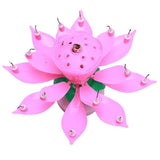 MUSICAL CANDLE LOTUS FLOWER