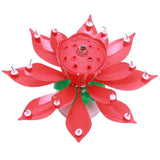 MUSICAL CANDLE LOTUS FLOWER