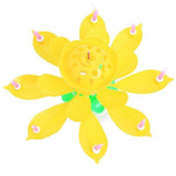 MUSICAL CANDLE LOTUS FLOWER