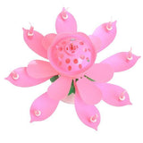 MUSICAL CANDLE LOTUS FLOWER