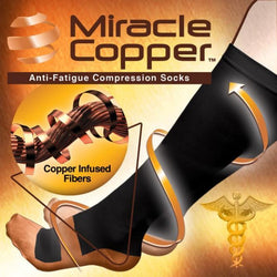 Anti-Fatigue Miracle Compression Copper Socks