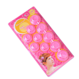 SILICONE, NO-HEAT HAIR CURLERS