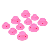 SILICONE, NO-HEAT HAIR CURLERS