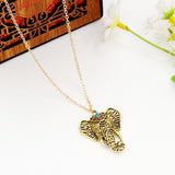 Powerful Antique Elephant Necklace