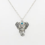 Powerful Antique Elephant Necklace