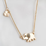 Double Elephant Necklace