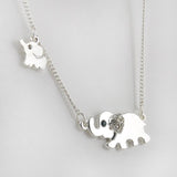 Double Elephant Necklace