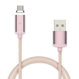 Cable de carga magnético de alta velocidad 2,4A para dispositivos iPhone y Android