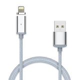 Cable de carga magnético de alta velocidad 2,4A para dispositivos iPhone y Android