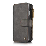 Magnetic Leather Wallet Travel Case