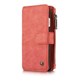 Magnetic Leather Wallet Travel Case