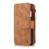 Magnetic Leather Wallet Travel Case