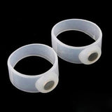 Slimming Magnetic Silicon Double Toe Rings Foot Massage for Losing Weight  (1 Pair)