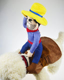 Riding Cowboy Dog Costume