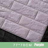 Stone Brick Pattern 3D PE Foam Wallpaper