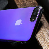 Gradient Blue-Ray Light Case for iPhone