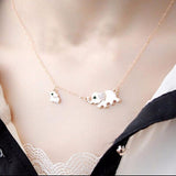 Double Elephant Necklace