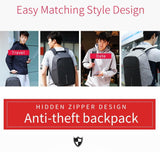 Multifunctional Anti-thief USB Charging Men 16inch Laptop Backpack