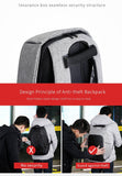 Multifunctional Anti-thief USB Charging Men 16inch Laptop Backpack