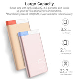 No More Dead Battery! Charges Your Phone 3x+! ROCK Ultra-Thin 10000mAh Powerbank for iOS and Android Devices