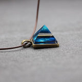 Dark Space Pyramid Pendant