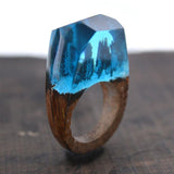 Handcrafted Wood Resin Ring