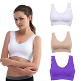 Super Comfortable Wireless Push Up Bra Lace