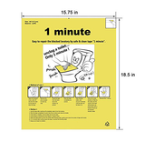 Edenware Toilet Disposable Sticker Plunger (3 sheets)